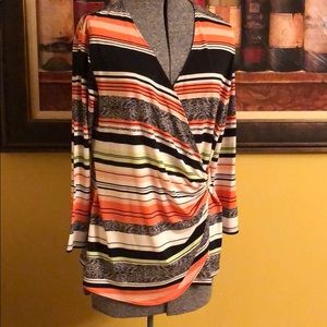 Calvin Klein Striped Blouse